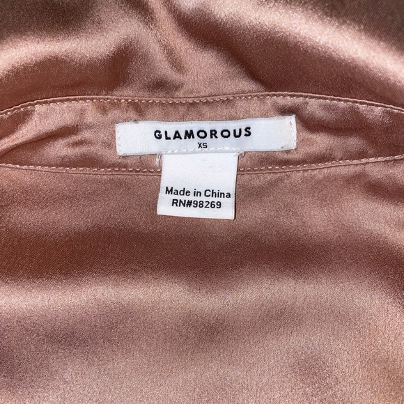 Satin mauve/blush shirt dress 🎀 - Picture 2 of 2